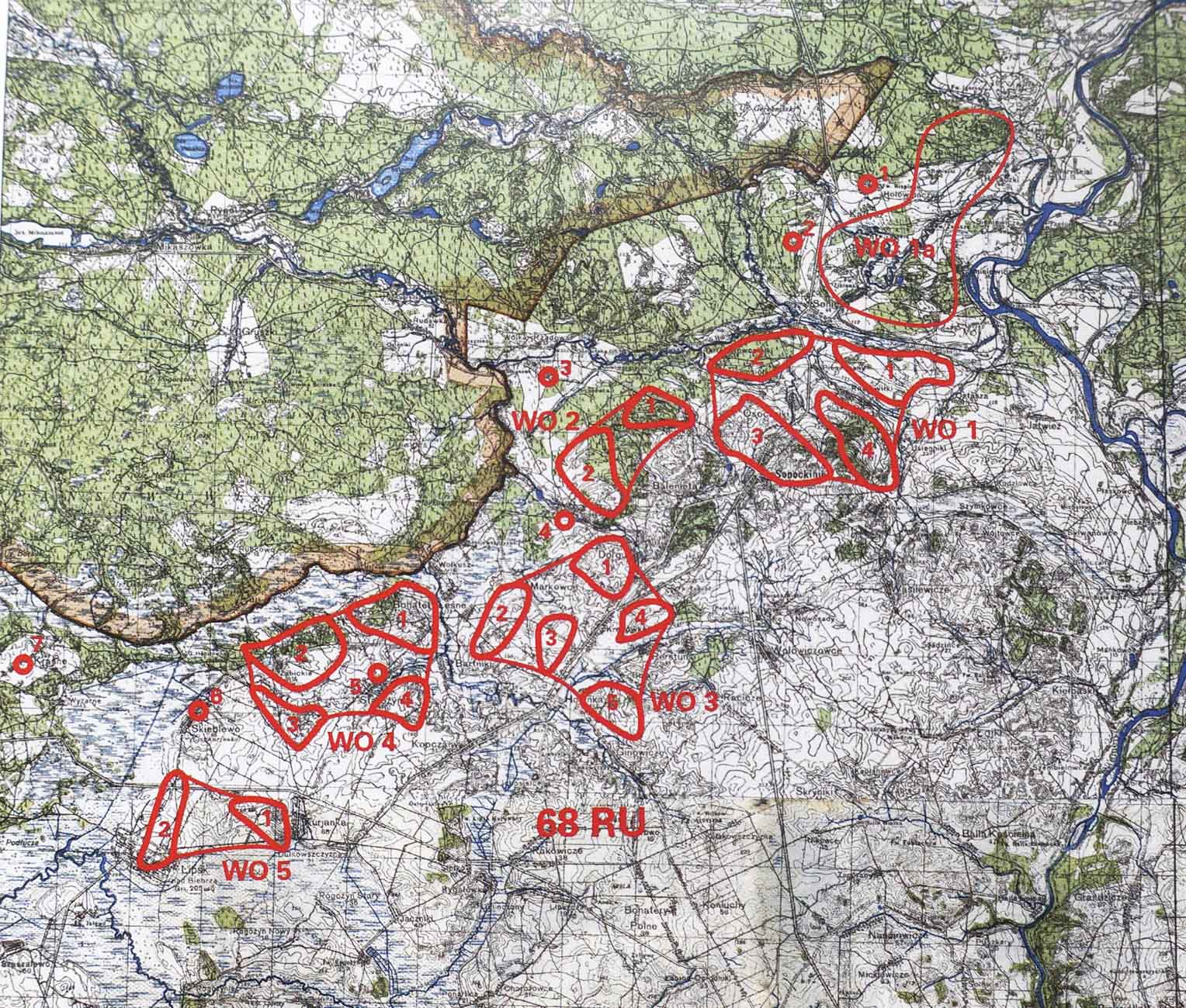 план 68 УР план 68 укреплённого района